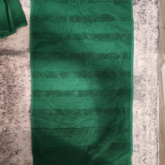 Deep Forest Green Bath Towels (Set of 6) - Picture 2 of 3